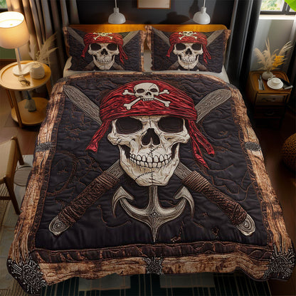 Skull And Nautical Cross WN2301083CL Duvet Cover Set