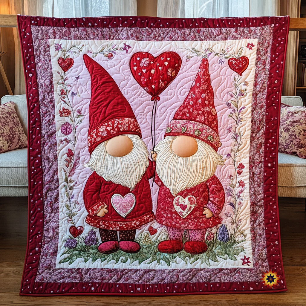 Valentine Gnome WJ0912031CL Quilt