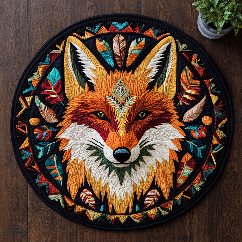 Native Fox CM1505011CL Quilted Round Mat