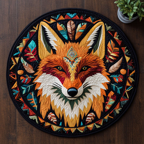 Native Fox CM1505011CL Quilted Round Mat