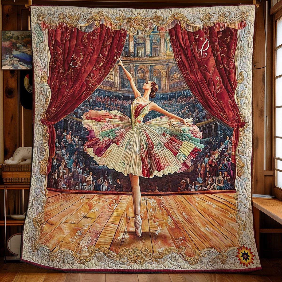 Ballet Dancer WY1912033CL Quilt