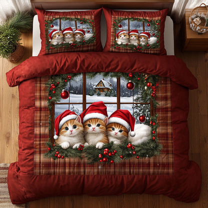 Cozy Window Cat WN1411087CL Duvet Cover Set