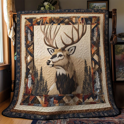 Native Deer Spirit WN2311085CL Quilt