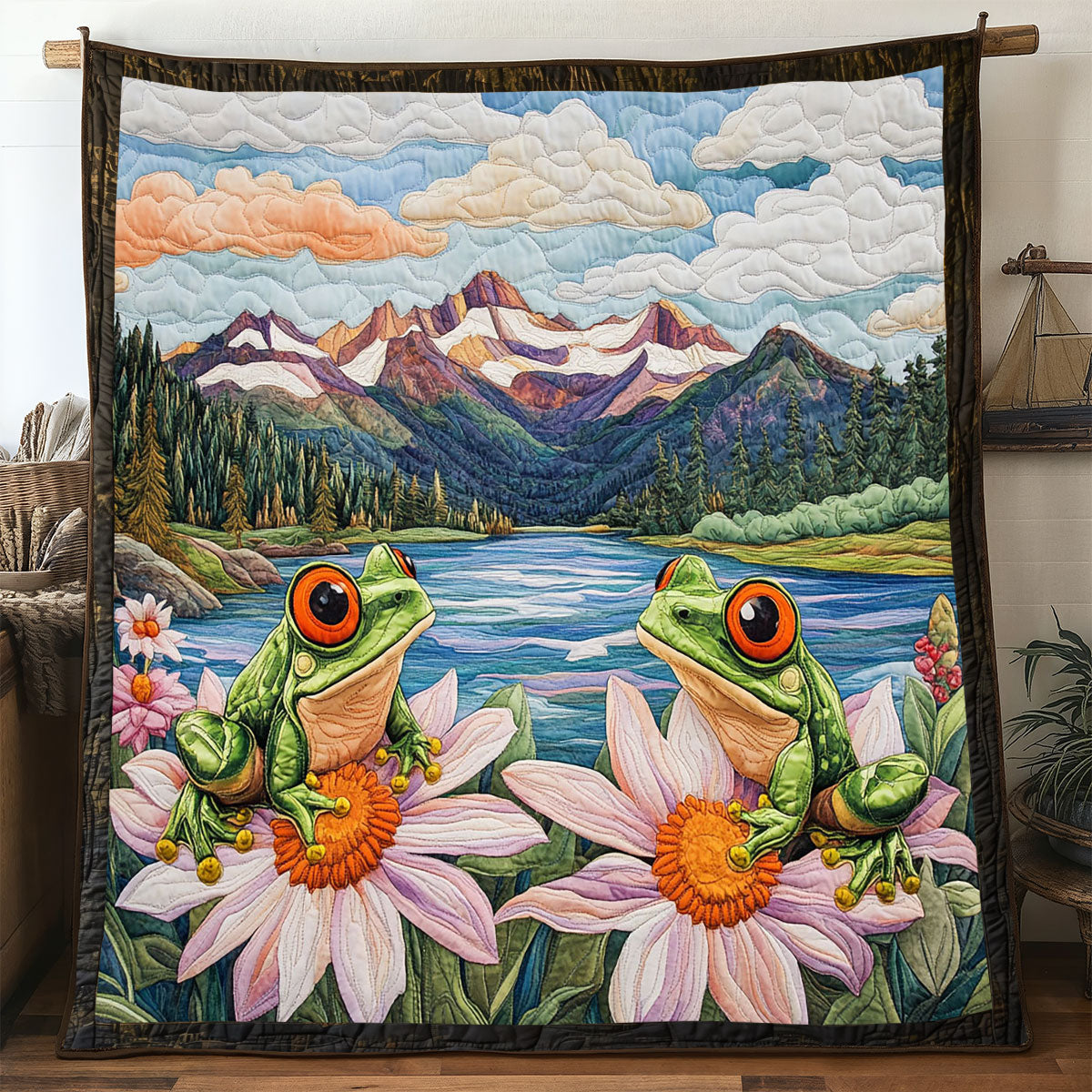 Frog Mountain Paradise WP1504023CL Quilt