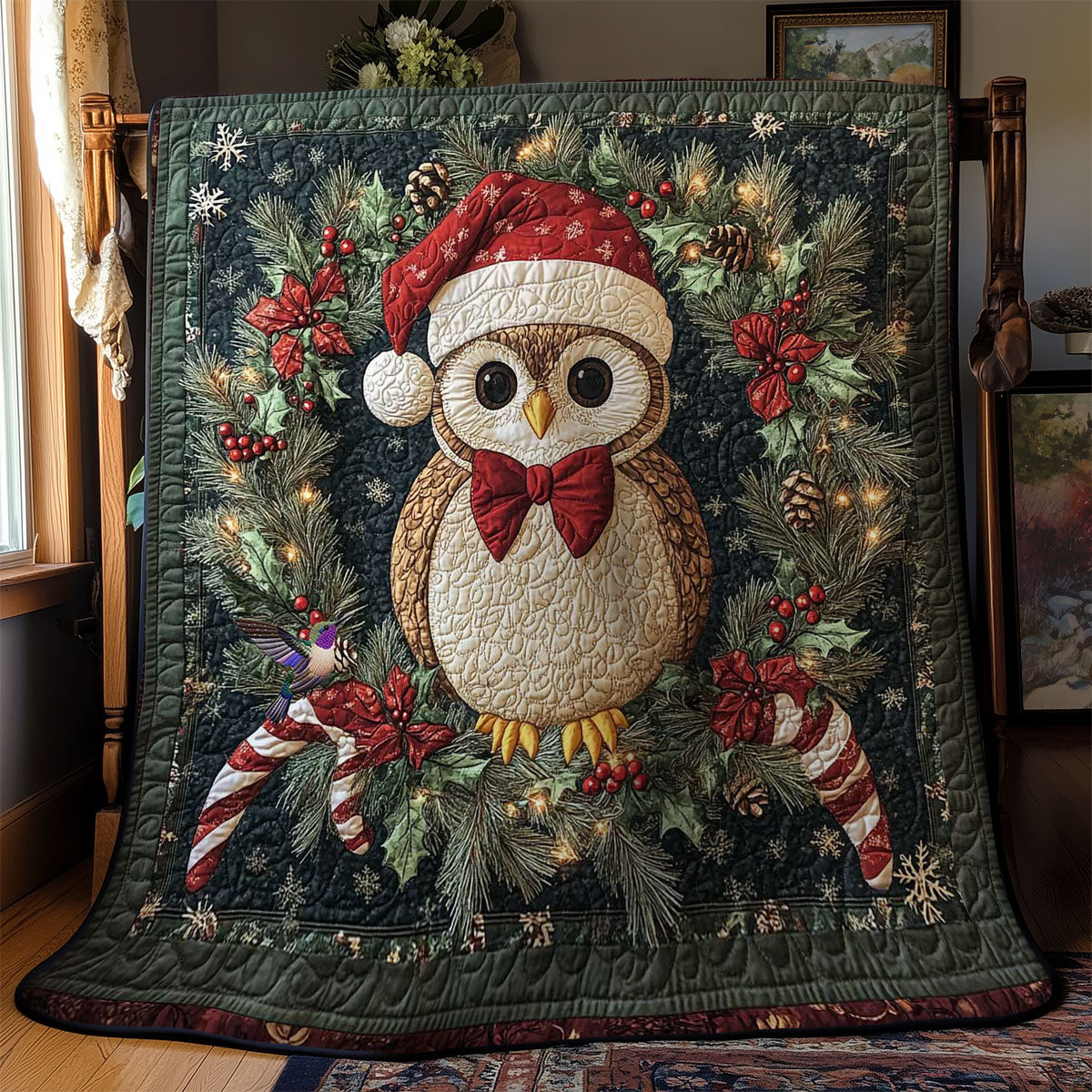 Christmas Owl Delight WN2911003CL Quilt