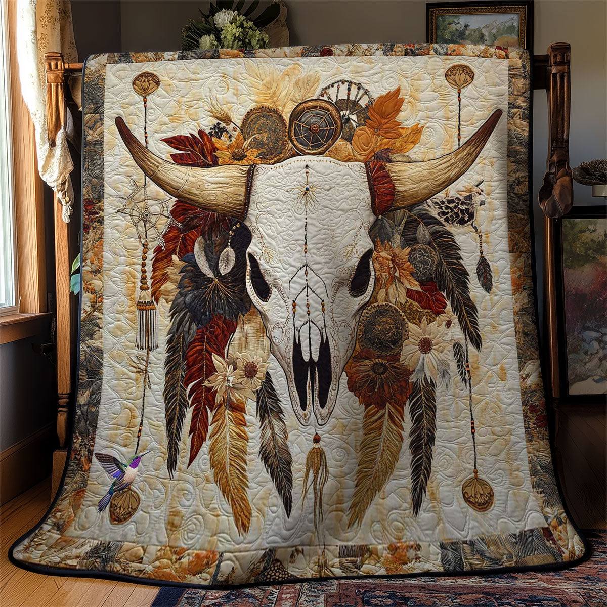 Cow Skull Dreams WN0412078CL Quilt