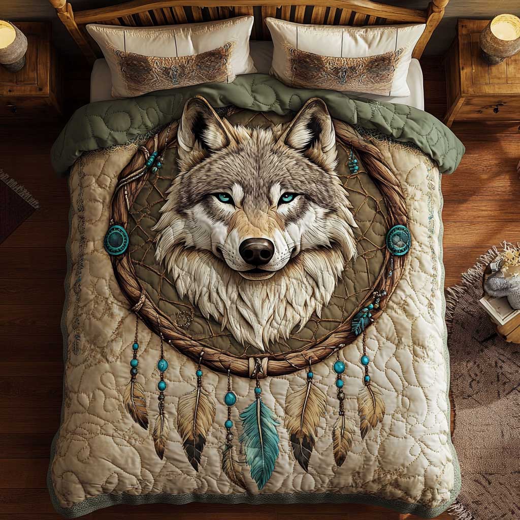 Wolf Dreamcatcher WP2201034CL Duvet Cover Set