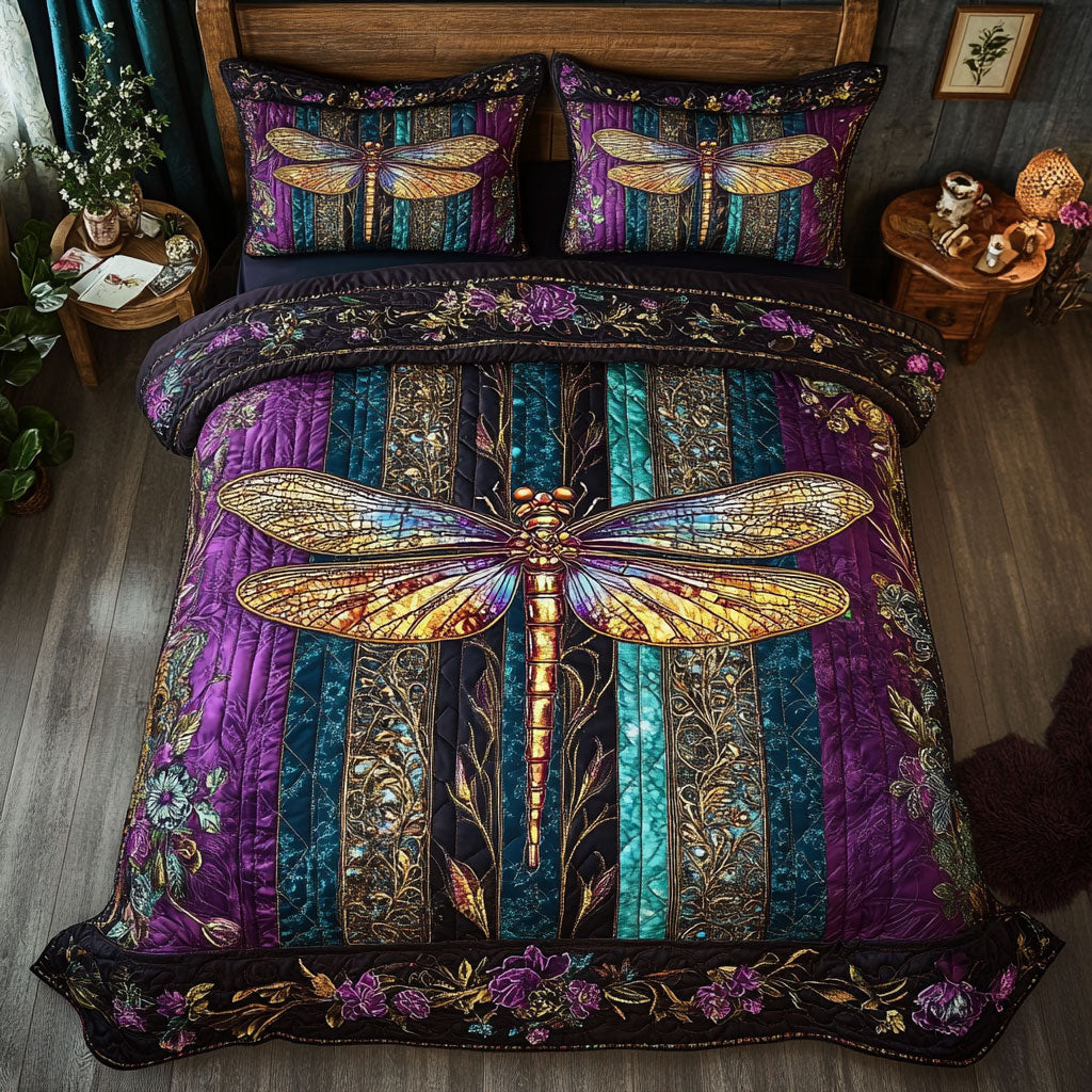 Glorious Dragonfly WY2001037CL Duvet Cover Set