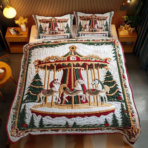 Carousel Christmas Park WP2311006CL Duvet Cover Set