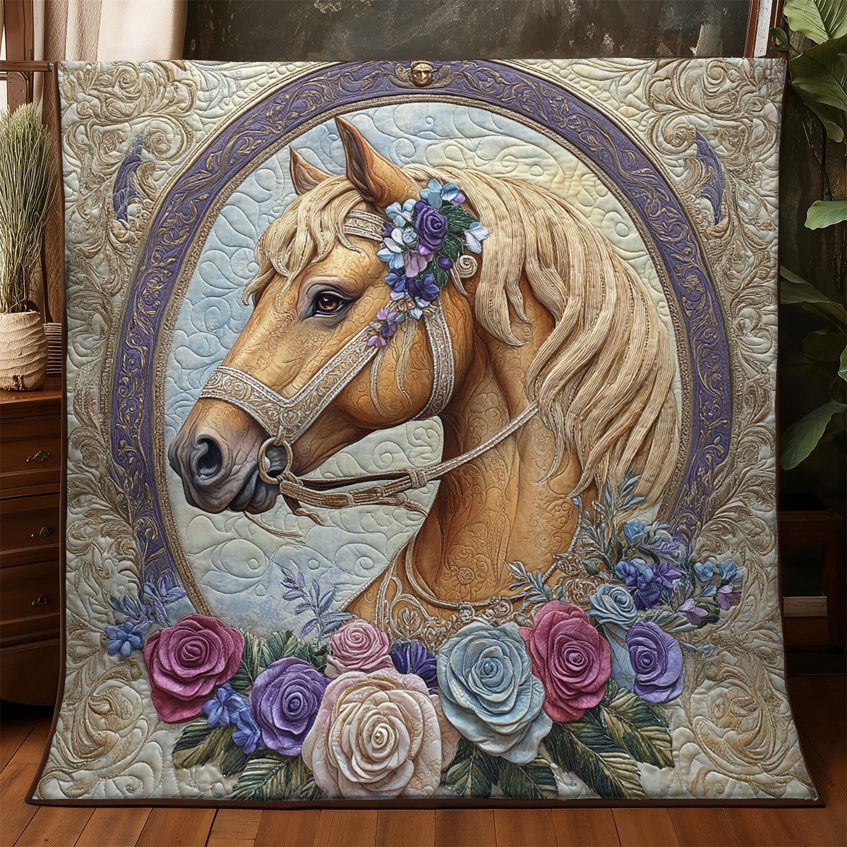 Charming Horse WX0406011CL Quilt