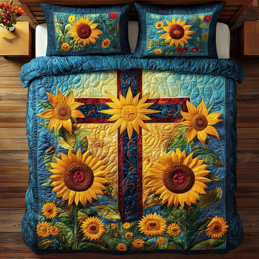 Cross Sunflowers XR1902005CL Duvet Cover Set