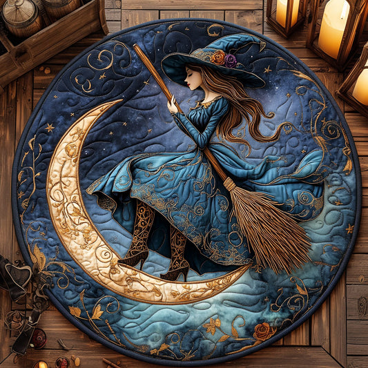 Moon Witch CP2805042CL Quilted Round Mat