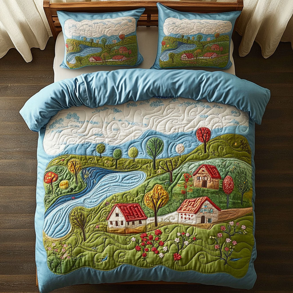 Whispering Fields WY0407051CL Duvet Cover Set