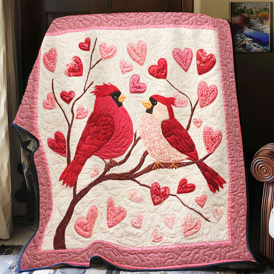 Couple Cardinal WX2401009CL Quilt