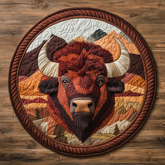 Buffalo Ridge Majesty CP0907039CL Quilted Round Mat