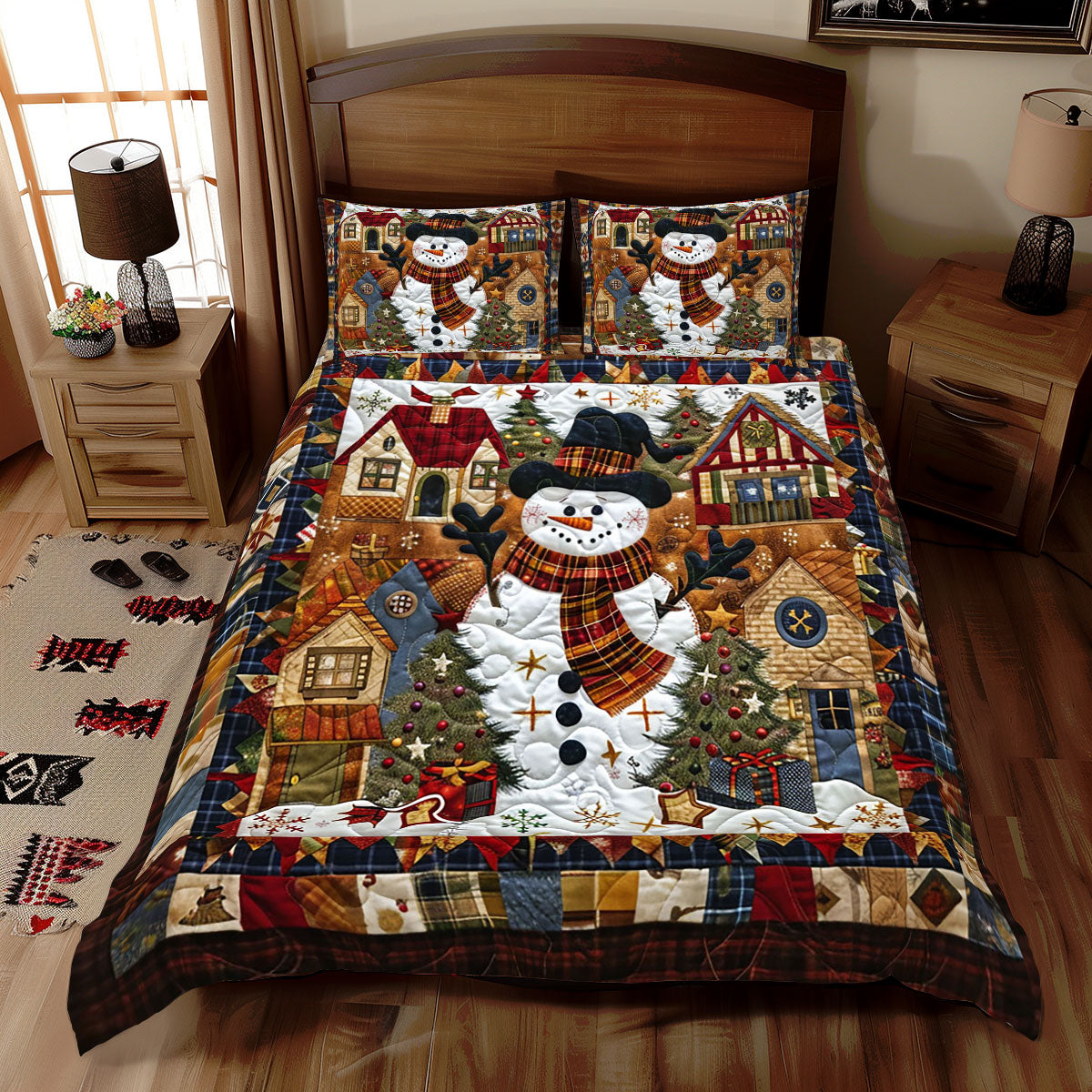 Christmas Snowman WJ1810028CL Duvet Cover Set