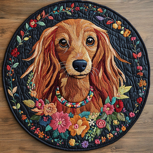 Jewel Dog WN1707039CL Quilted Round Mat