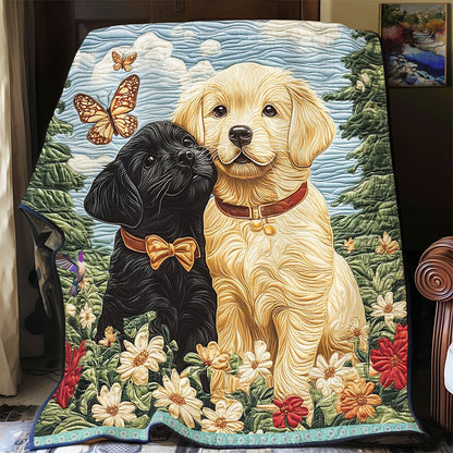 Lovable Golden Retriever WP1211045CL Quilt