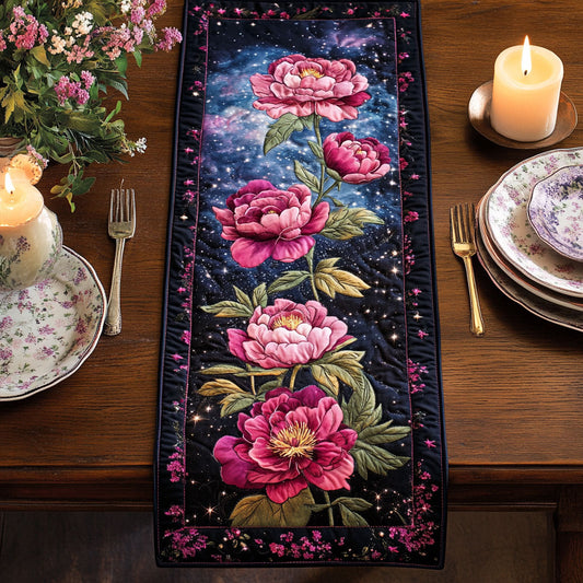 Midnight Peony CW1306033CL Quilted Table Runner