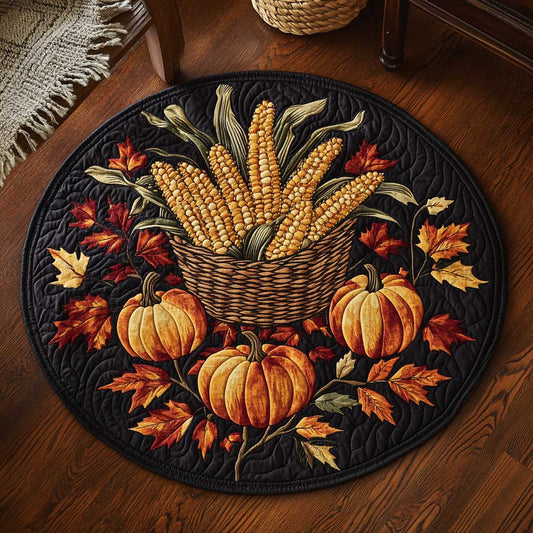 Harvest Blessings WN1903055CL Quilted Round Mat