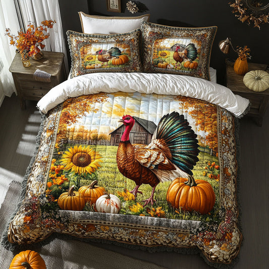 Cornfield Turkey WN0409017CL Duvet Cover Set