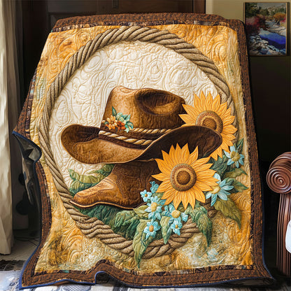 Sunflower Cowboy WX1306042CL Quilt