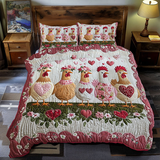 Heart Chicken WY1701094CL Duvet Cover Set