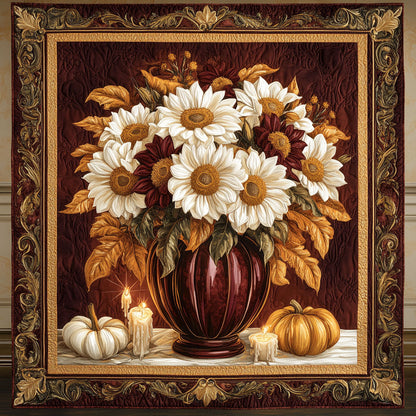 Golden Harvest Flower WN1408042CL Quilt