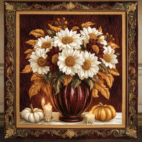 Golden Harvest Flower WN1408042CL Quilt