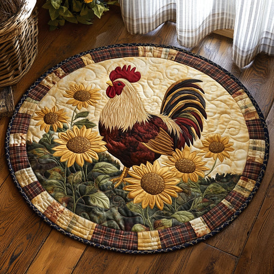 Golden Rooster CP0810003CL Quilted Round Mat