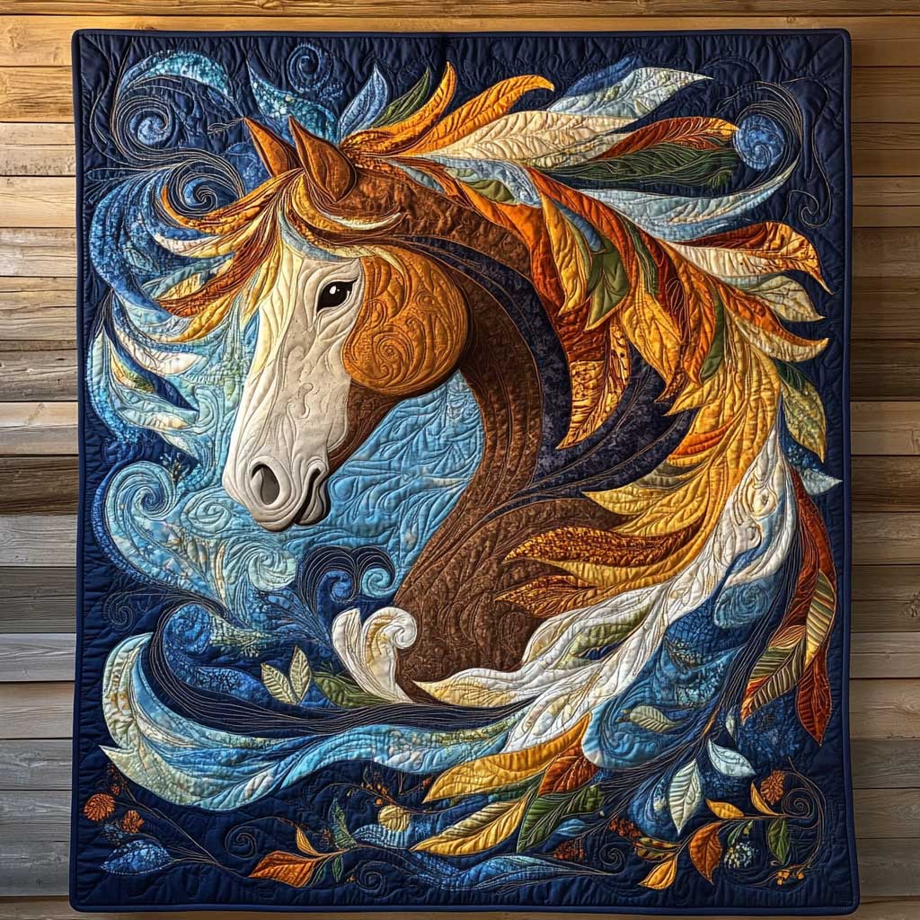 Beautiful Horse CQ1505038CL Quilt