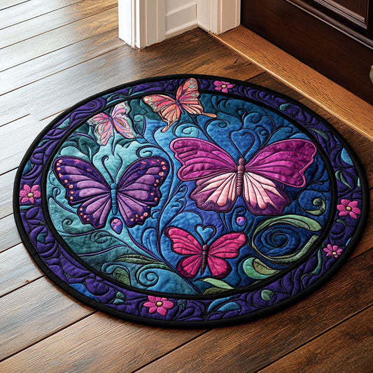 Purrple Wing CP3006044CL Quilted Round Mat