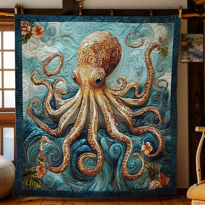 Octopus Portrait WY3012026CL Quilt