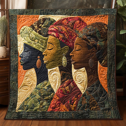 African Woman WJ0406002CL Quilt