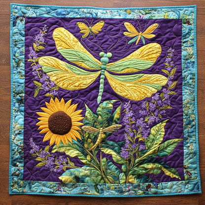 Sunflower Dragonfly WP0802042CL Quilt