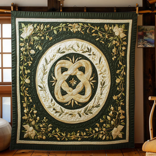 Floral Celtic WY0503105CL Quilt