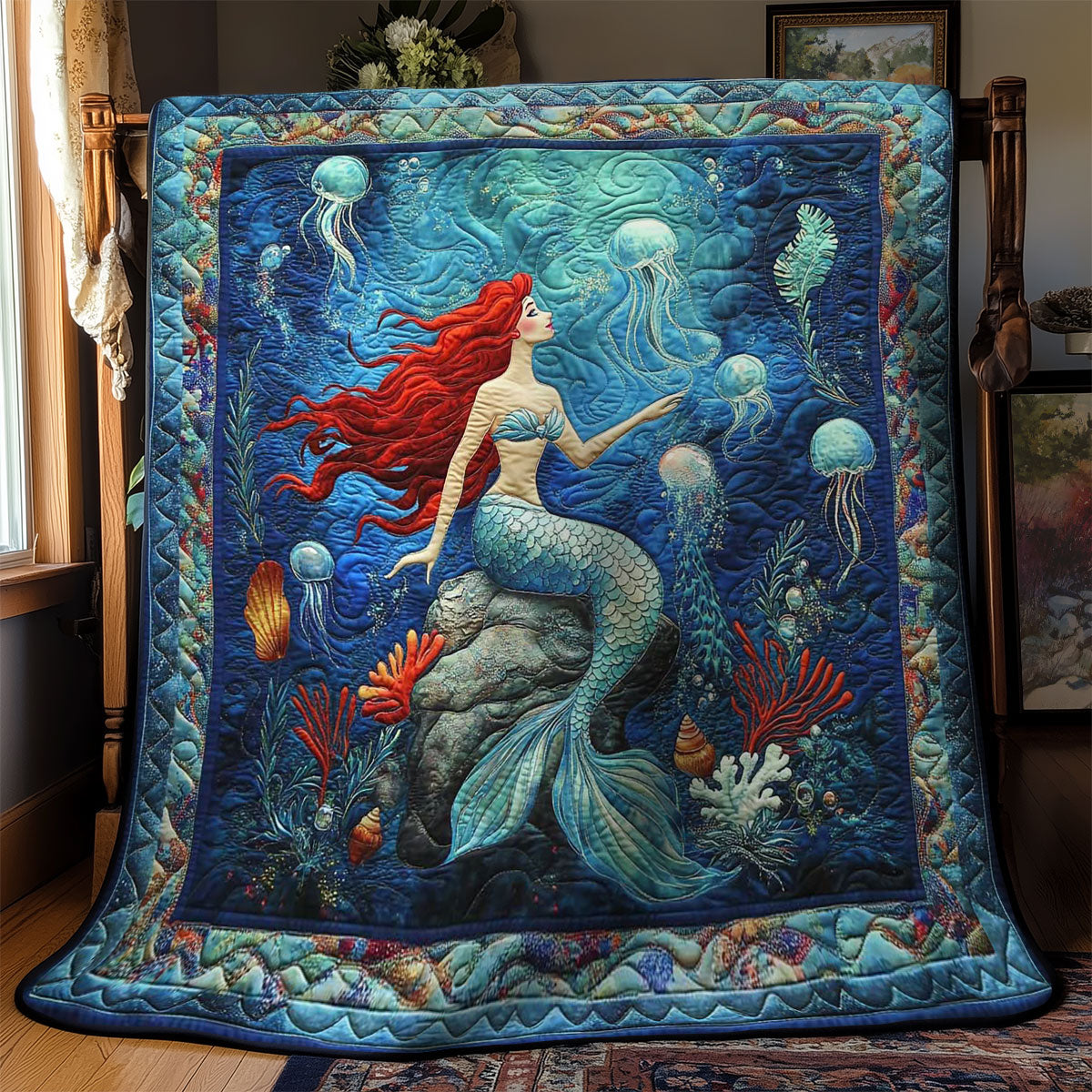 Mystic Mermaid WN2203061CL Quilt