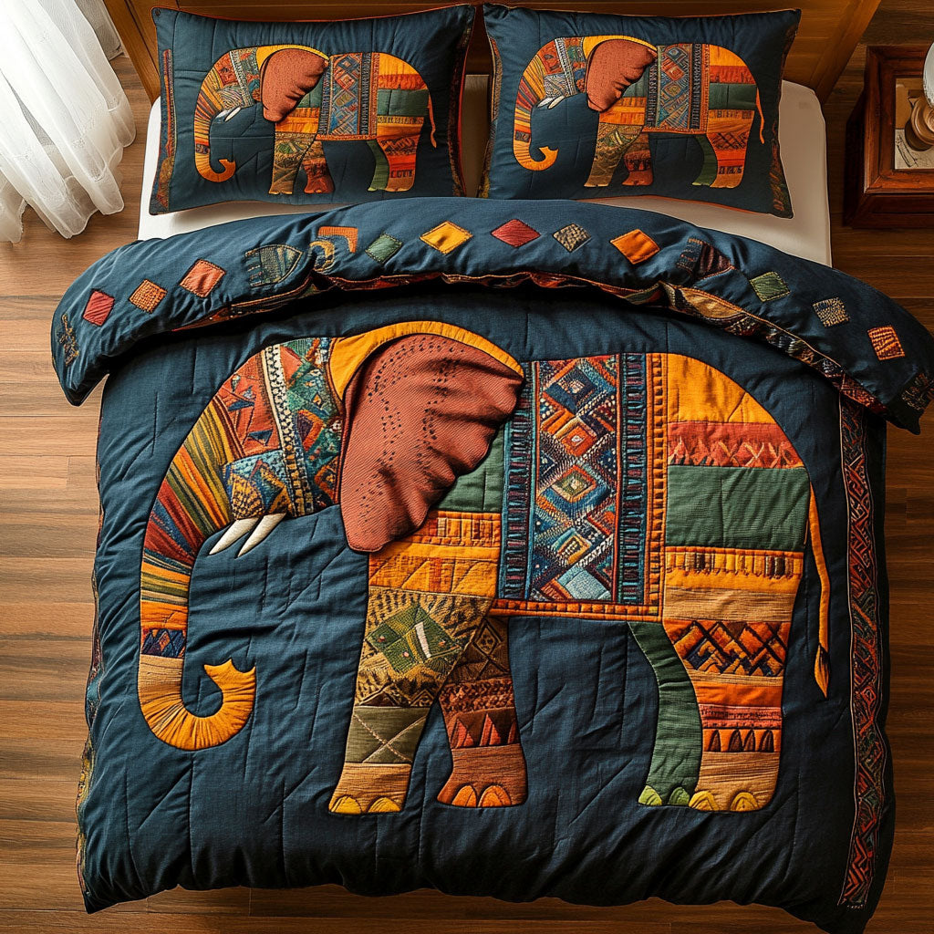 Sacred Elephant Tribe WN0910055CL Duvet Cover Set