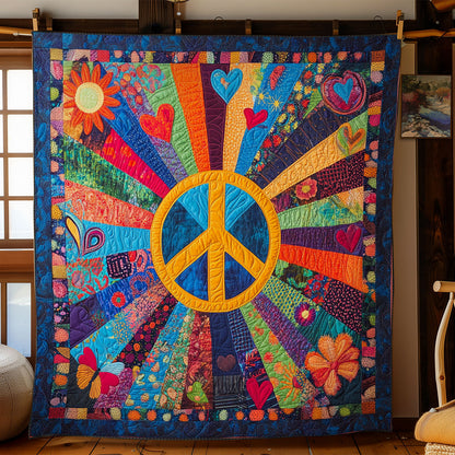 Peace In Rainbow WY2102015CL Quilt
