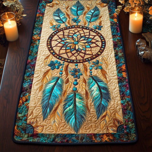 Moonwoven Dreams CM1605007CL Quilted Table Runner