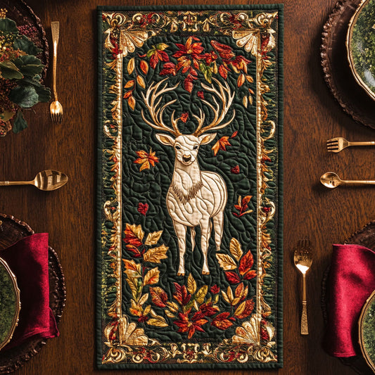 Walking Autumn CP2105018CL Quilted Table Runner