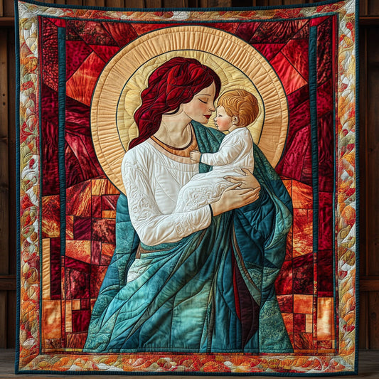 Sacred Mother Embrace WP1704068CL Quilt