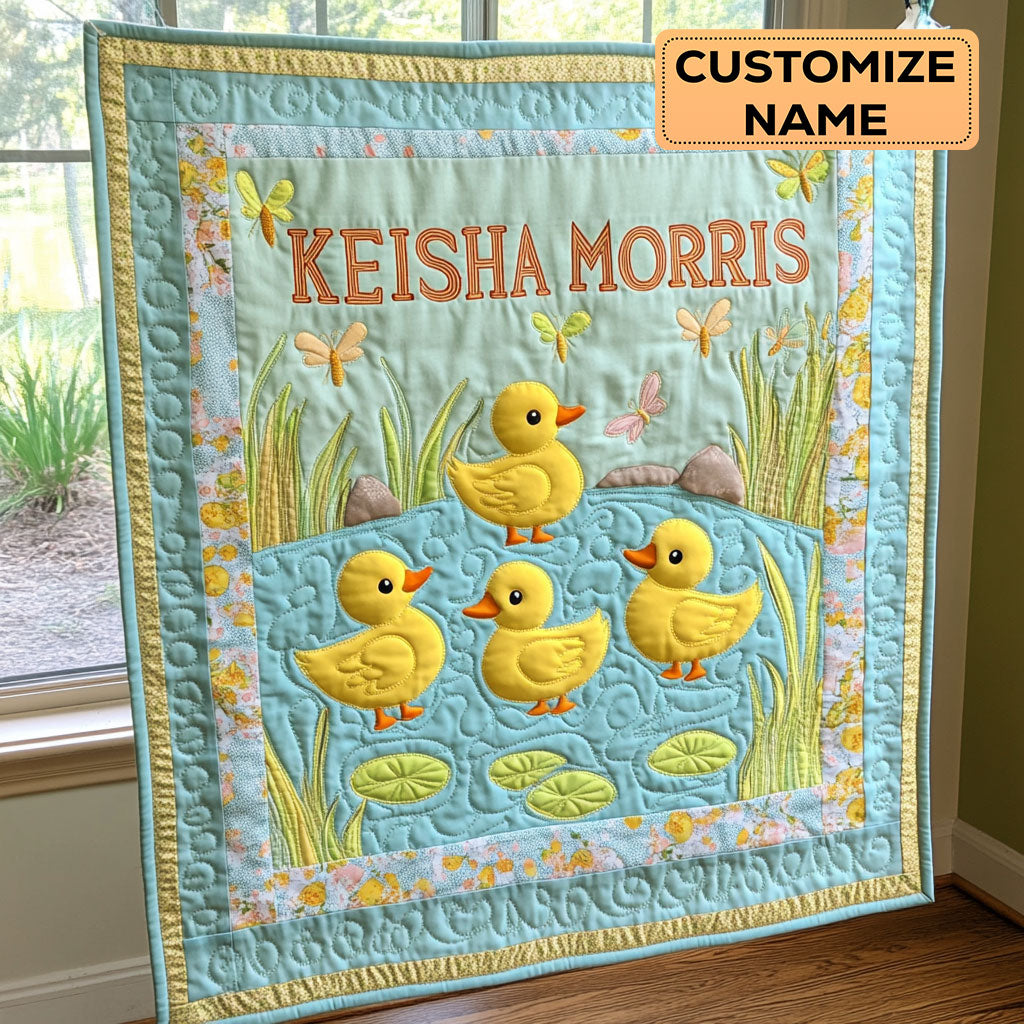 Sunny Splash CP2407010CL Personalized Baby Quilt