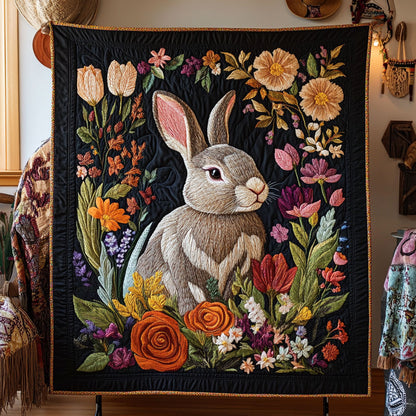 Bunny In The Garden WY1208034CL Quilt