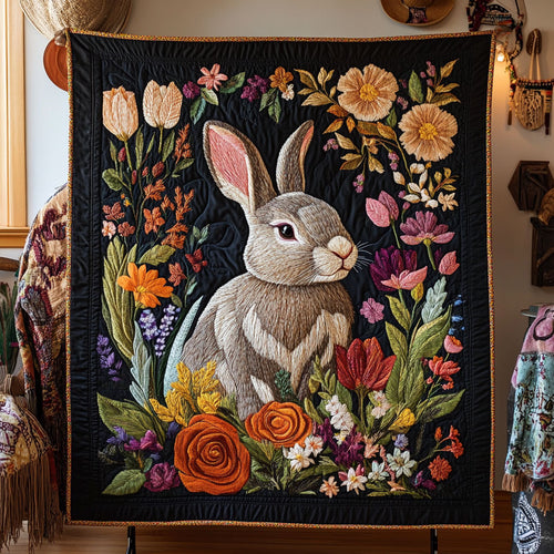 Bunny In The Garden WY1208034CL Quilt