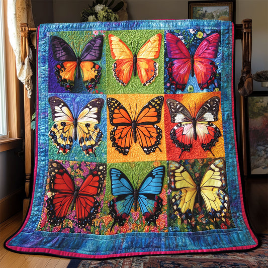 Vibrant Butterfly WX0302084CL Quilt