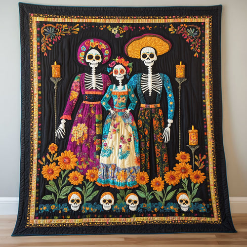 Skull Family DH1010031CL Quilt