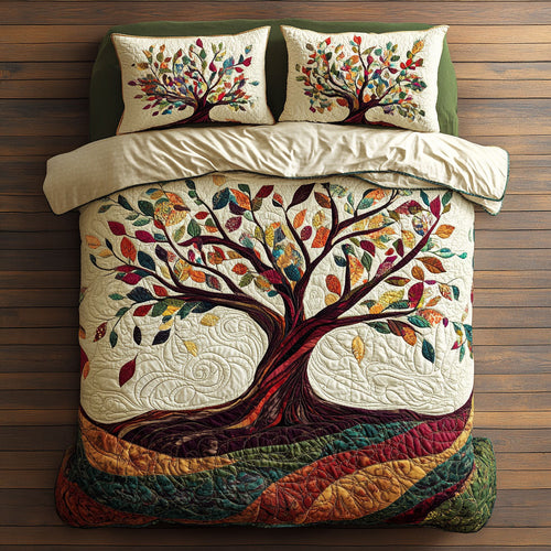 Tree Of Life CP2305024CL Quilted Bedding Set