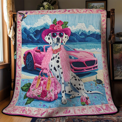 Pink Paradise Dalmatian WN1712036CL Quilt