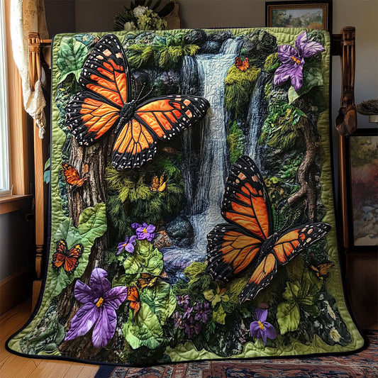 Butterfly And Fountain WY2103006CL Quilt